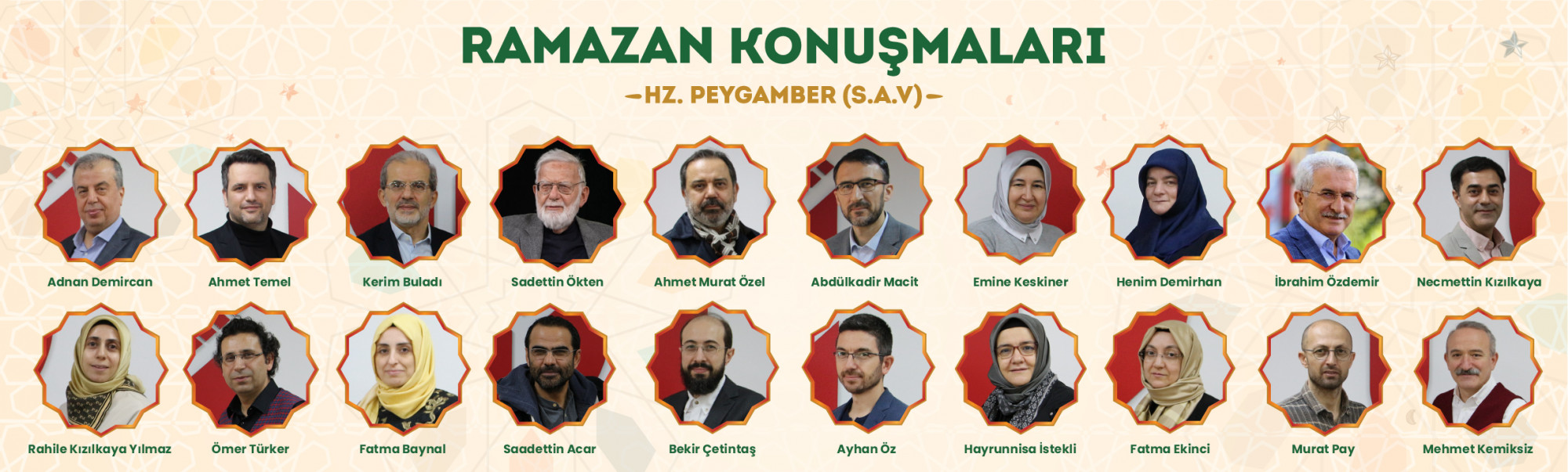 Ramazan Konuşmaları Bu Yıl "Hz. Peygamber" Temasıyla Gerçekleştirildi