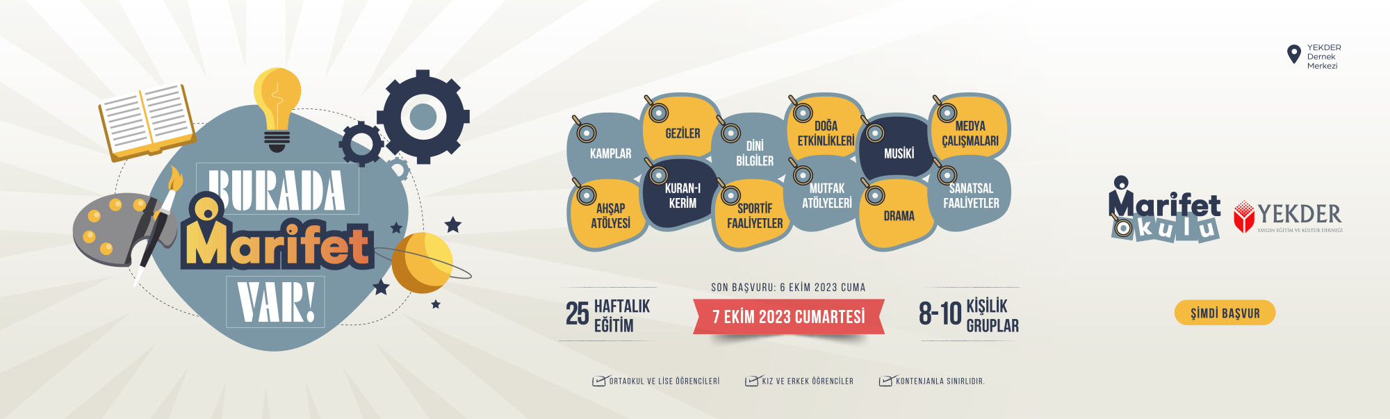 Marifet Okulu Başlıyor
