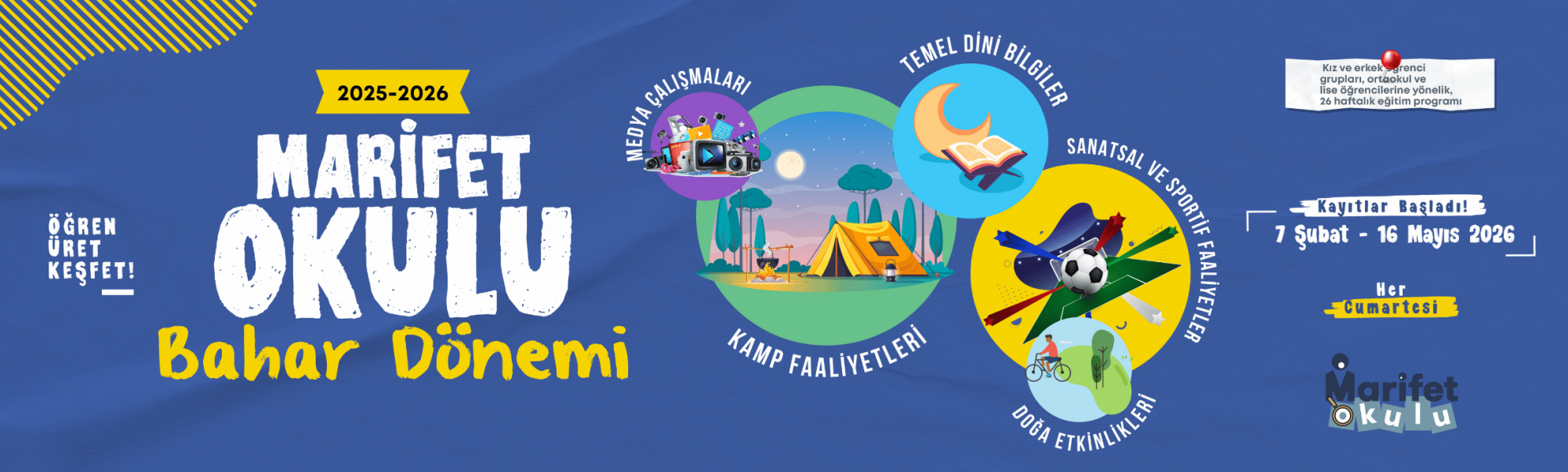 Marifet Okulu 2025-2026 Bahar Dönemi