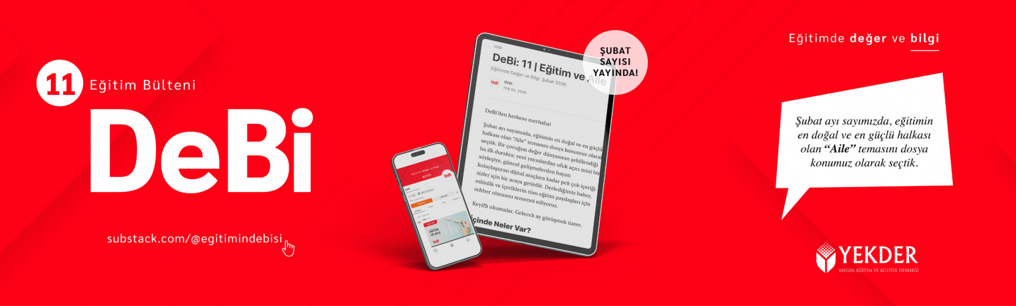 DeBi Aile Temalı Yeni Sayısıyla Yayında!